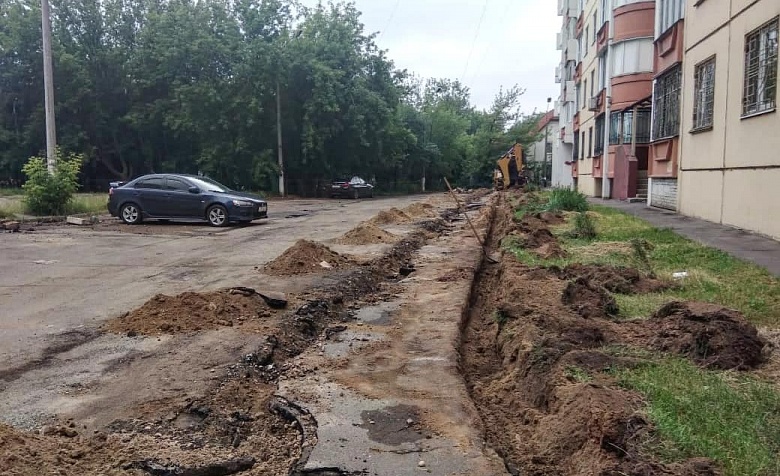 Контроль начала работ на дворовой территории по адресу ул. Калининградская д.17 кк.1,2,4 и Калининградский проезд д.2, включённой в план благоустройства 2020 года