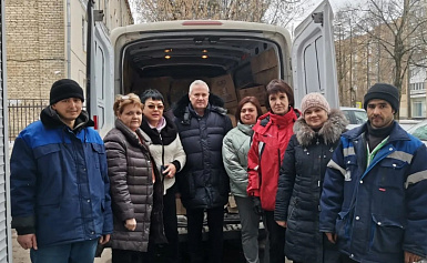 Королев направил гуманитарную помощь жителям Донбасса.