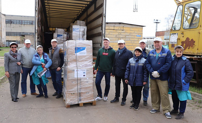 Очередная машина с гуманитарной помощью из Королева была отправлена в ресурсный центр для формирования гуманитарного конвоя на Донбасс