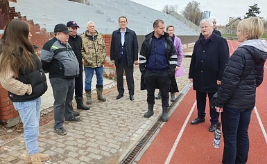 Масштабные работы по модернизации стадиона "ЧАЙКА" в Королеве продолжаются